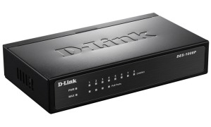 D-Link DES-1008P-C1A 8 Port 4 Port Poe+ 10-100 Mbps Switch