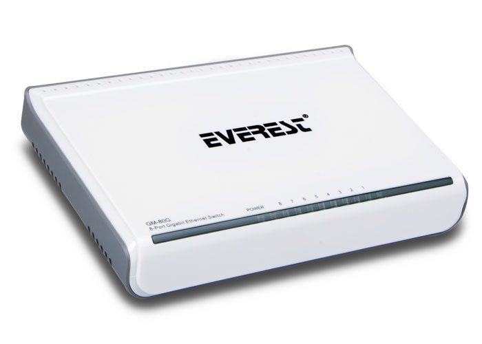 Everest GM-80G 8 Port 10-100-1000Mbps Gigabit