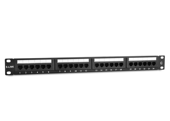 S-link  SL-PC24 24 Port Cat5 Utp Patch Panel