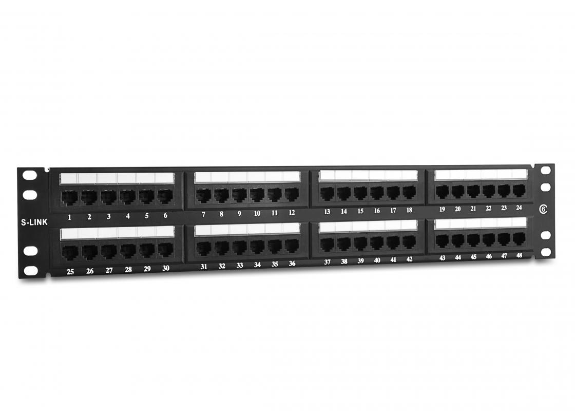 S-link  SL-PC48 48 Port Cat5 Utp Patch Panel