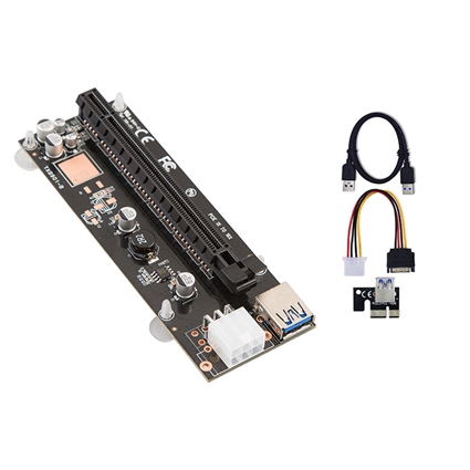 S-link SL-EX116 Pcı-E 1x to 16x Sata 6pin Bitcoin Ekran Kartı Yükseltici