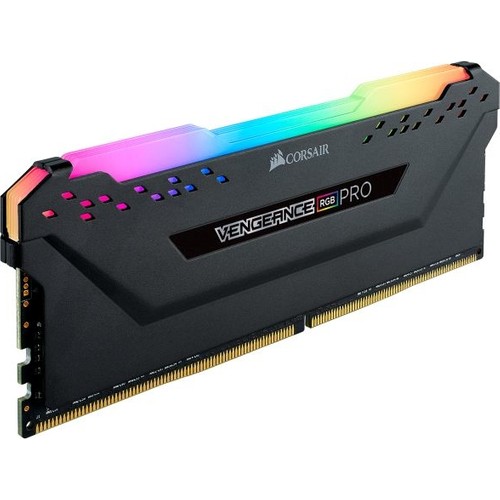 Corsair Vengeance RGB PRO Siyah 8GB 3600MHz CMW8GX4M1Z3600C18 CL18 DDR4 Single Kit Pc Ram