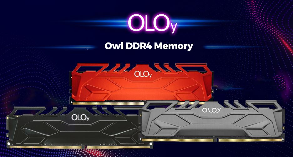 OLOy 16GB DDR4 3000MHZ C16 OWL RED MD4U163016CHSA Soğutuculu Pc Ram