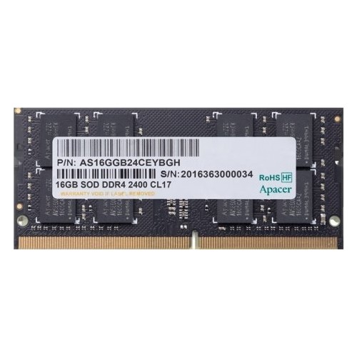 Apacer 16GB 2400MHz DDR4 Ram ES.16G2T.GFH Notebook Ram