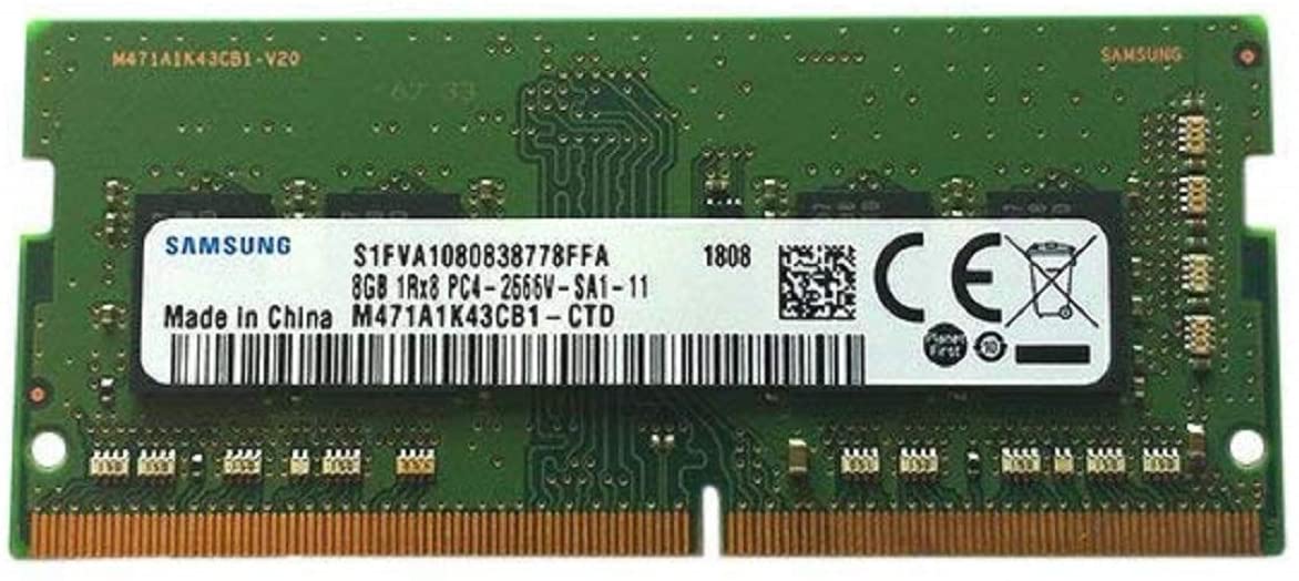 Samsung 8GB DDR4 PC4-21300 2666MHZ 260 PIN SODIMM 1.2V CL 19 M471A1K43CB1-CTD Notebook Ram