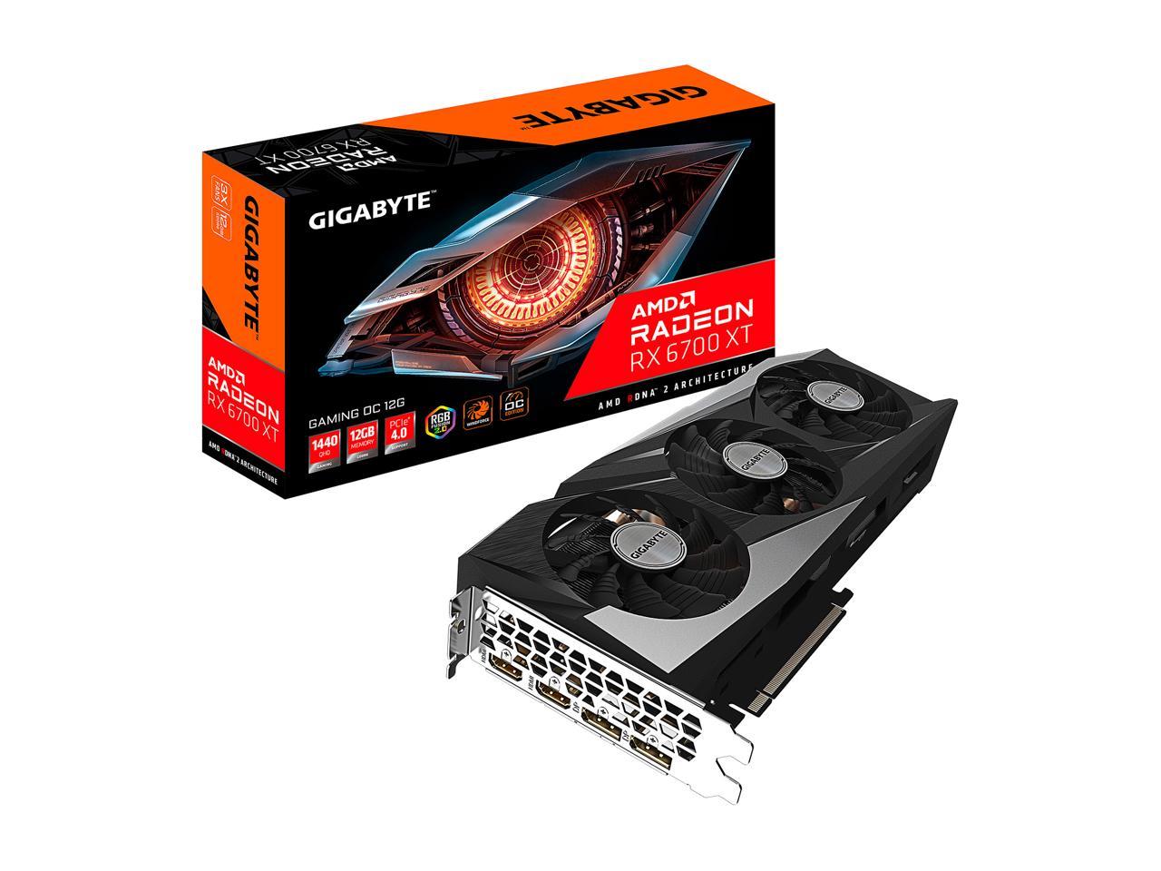 Gigabyte Radeon RX 6700 XT 12GB 192-bit GDDR6 GV-R67XTGAMING OC-12GD Ekran Kartı