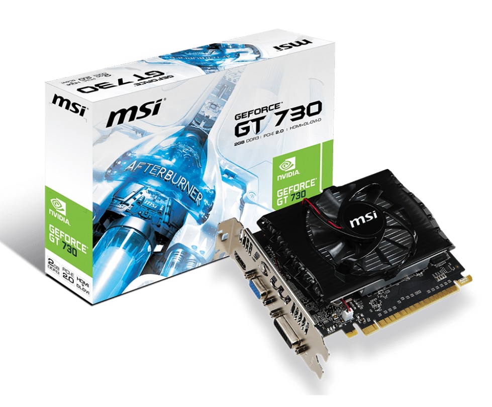 Msi 2Gb Gt730 Gddr3 128Bıt Hdmı-Dvı-Vga (N730-2GD3V2) Ekran Kartı