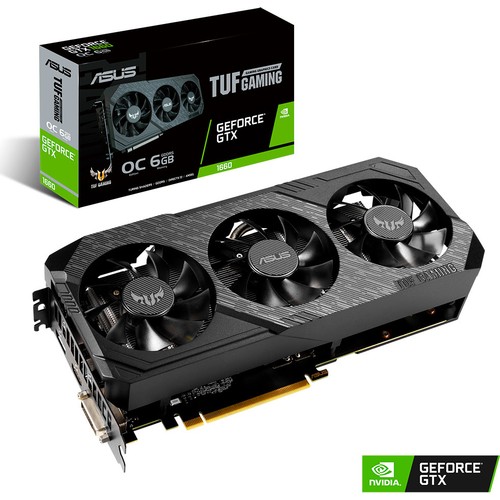 Asus TUF 3 GeForce GTX 1660 OC Gaming 6GB 192Bit GDDR6 DX(12)  (TUF 3-GTX1660-O6G-GAMING)