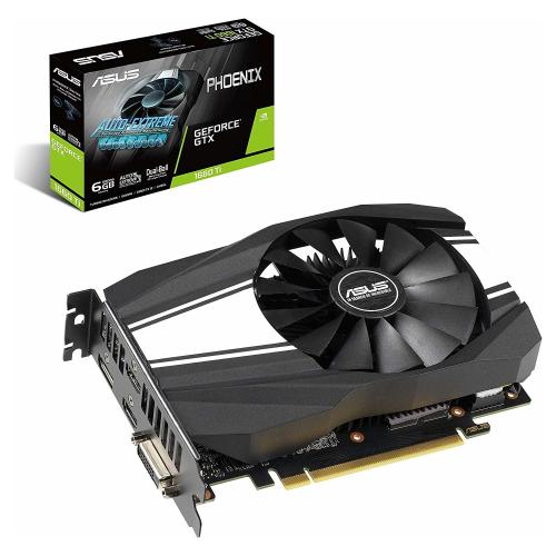 Asus Phoenix GeForce GTX 1660 Ti OC 6GB 192Bit GDDR6 (DX12) PCI-E 3.0 Ekran Kartı (PH-GTX1660TI-O6G)