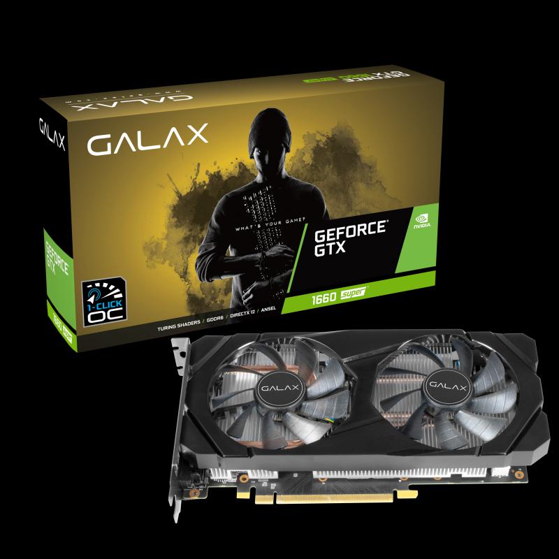 Galax GeForce GTX1660 Super (1-Click OC) 6GB 192Bit GDDR6 Ekran Kartı (GLX-60SRL7DSY91S)