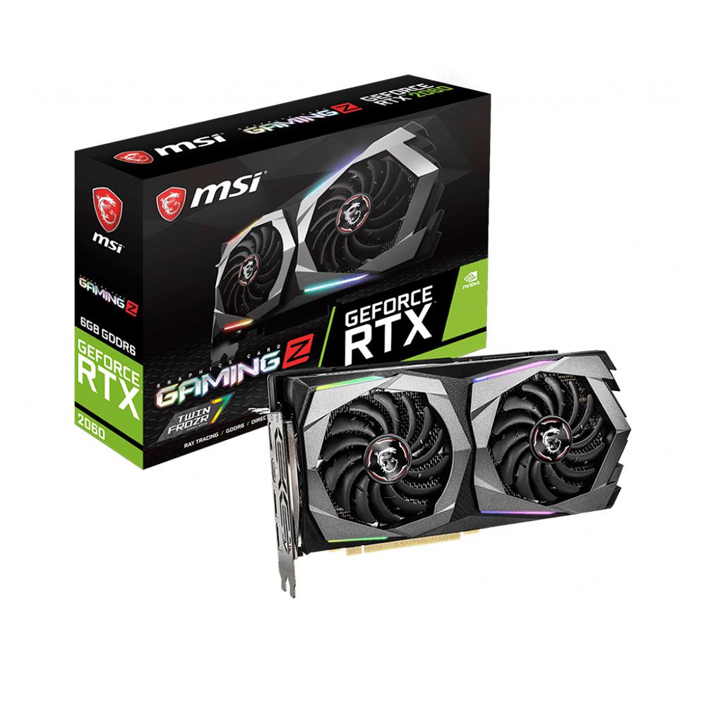 Msı Vga Geforce RtxZ 6G Rtx2060 6Gb Gddr6 192B Dx12 Pcıe 3.0 X16 (1Xhdmı 3Xdp)