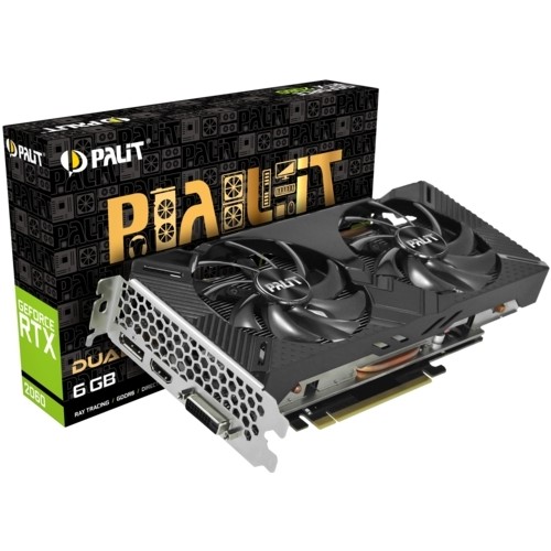 Palit GeForce RTX2060 Dual 6GB 192Bit GDDR6 (DX12) PCI-E 3.0 Ekran Kartı