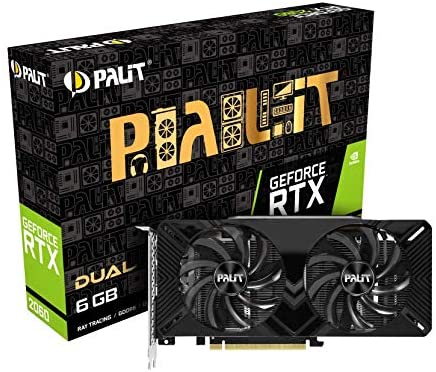 Palit GeForce RTX2060 DUAL OC 6GB 192Bit GDDR6 Ekran Kartı