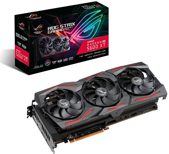 Asus Radeon RX5600XT Rog Strix T6G Gaming 6GB GDDR6 192 Bit ROG-STRIX-RX5600XT-T6G Ekran Kartı