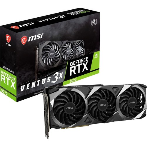 Msı GeForce RTX3070 Ventus 3X OC 8GB GDDR6 256Bit DX(12) PCI-Express 4.0 Ekran Kartı