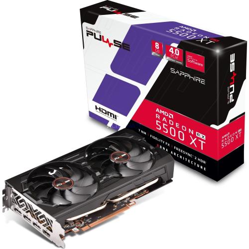 Sapphire Pulse AMD Radeon RX5500XT 8GB 128Bit GDDR6 PCI-E 4.0 Ekran Kartı 11295-01-20G