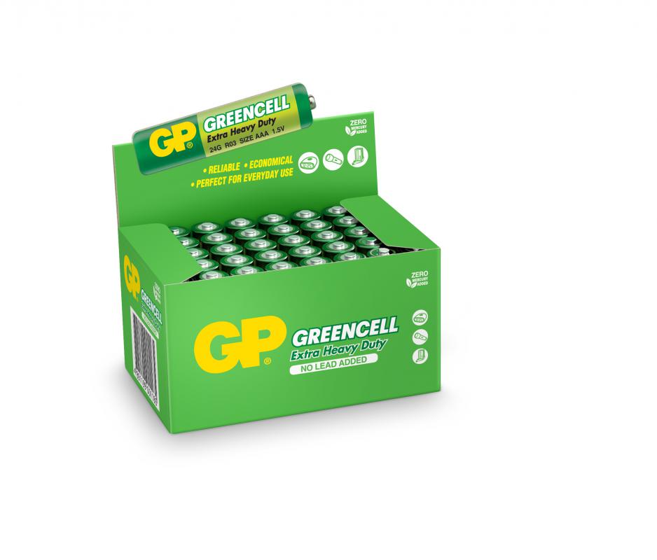 Gp Greencell R03 AAA Boy Çinko İnce Kalem Pil 40’lı Paket GP24G-2S2