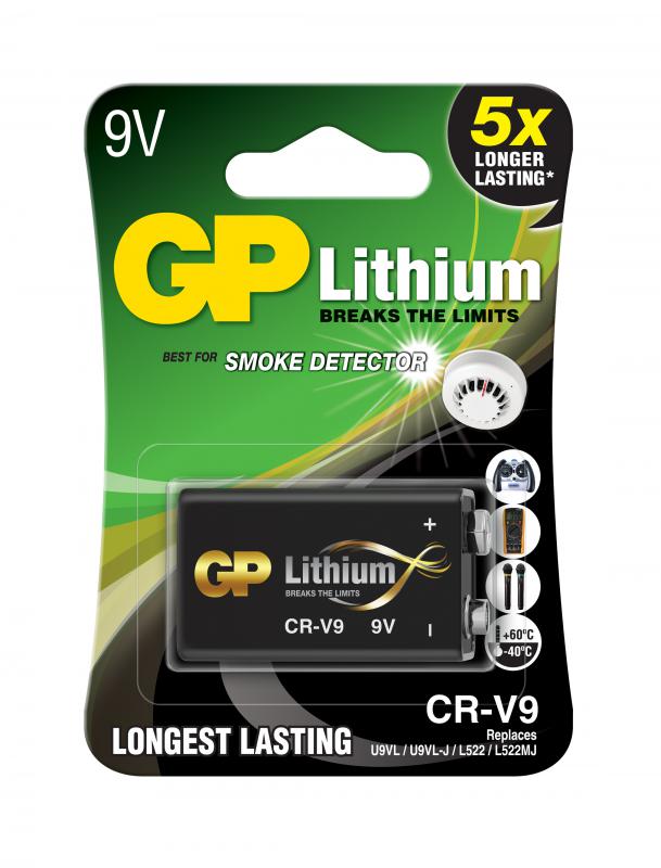 GP 9V Lithium Fotoğraf Makinası Pili Tekli Paket GPCRV9-2U1