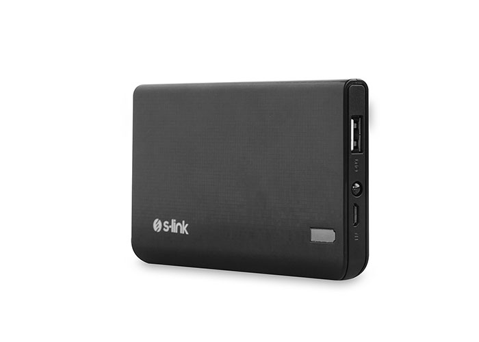 S-link IP-666 6000mAh 2000ma Powerbank Siyah Şarj Taşınabilir Cihazı