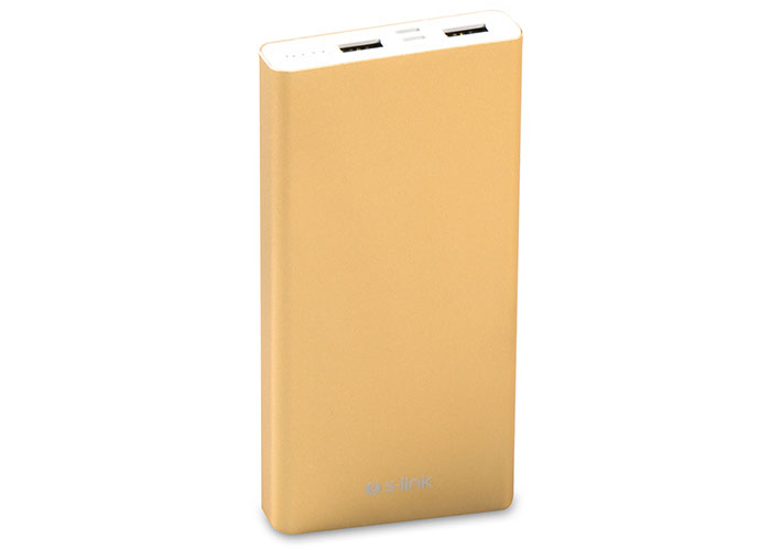 S-link IP-G11 Iron 10000mah Powerbank Gold Taşınabilir Pil Şarj Cihazı