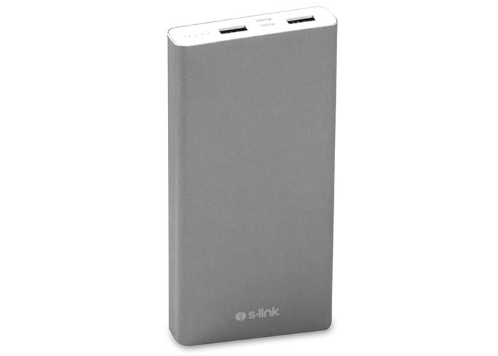 S-link IP-G11 Iron 10000mah Powerbank Gri Taşınabilir Pİl Şarj Cihazı