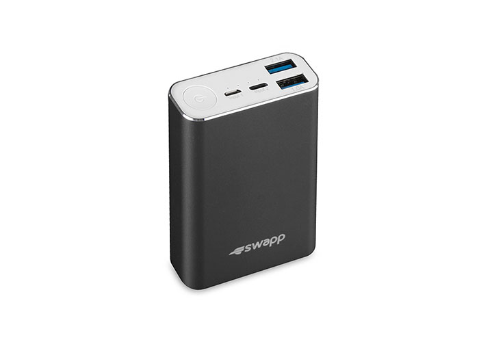 S-link Swapp IP-G15 10050mah lg Batarya 2xusb 2.1a Powerbank Siyah Taşınabilir Pil Şarj Cihazı