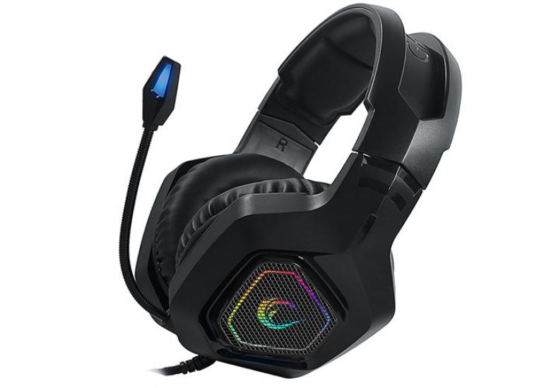 Rampage RM-K8 HAWKER Siyah USB 7,1 Version RGB Ledli Gaming Oyuncu Mikrofonlu Kulaklık