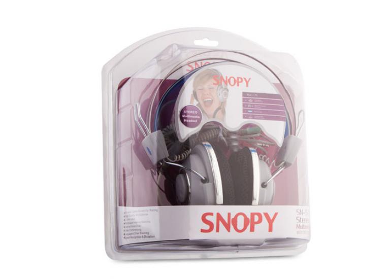 Snopy SN-57 Lüks Profesyonel Gri Mikrofonlu Kulakl