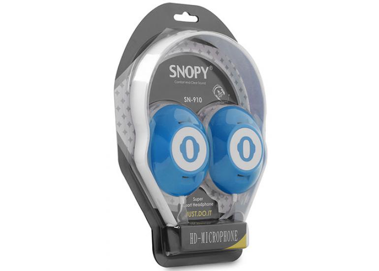 Snopy SN-910 Mavi Multimedia Mikrofonlu Kulaklık