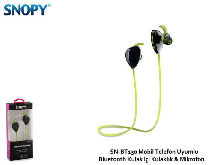 Snopy SN-BT130 Mobil Telefon Uyumlu Bluetooth Kulak içi Kulaklık & Mikrofon