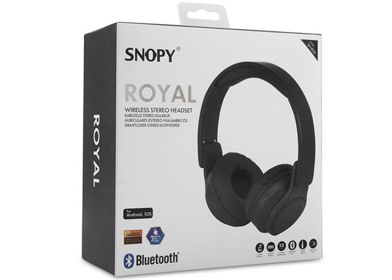 Snopy SN-BT51 Royal Siyah Bluetooth Kulaklık