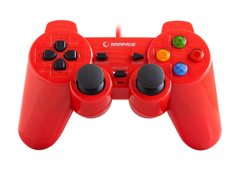 Snopy Rampage SG-R602 Ps3-Pc Kırmızı USB 1.8m Joypad