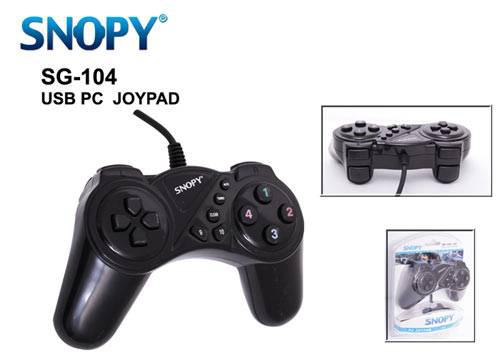 Snopy SG-104 Siyah Usb Gamepad 1.8m Kablo Uzunluğu