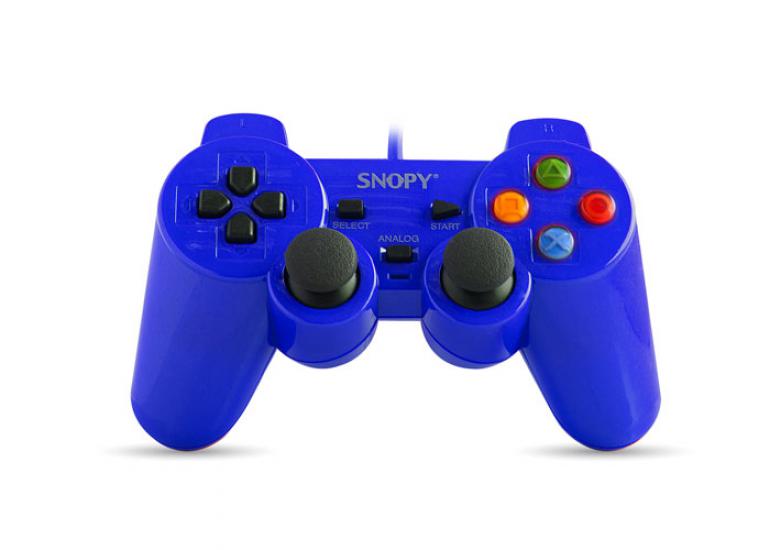 Snopy SG-302 Mavi Usb Gamepad 1.8m Kablo Uzunluğu