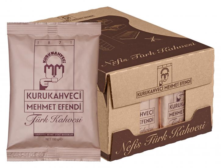 Mehmet Efendi Kahve 100 Gr Kolide 25 Paket Var