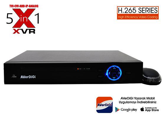 Spy XVR AD-5016XVR 16 Kanal 5Mp Destekli 5M-N XVR H.265+ 2x6TB Hdmı&Vga&Bnc Kayıt Cihazı