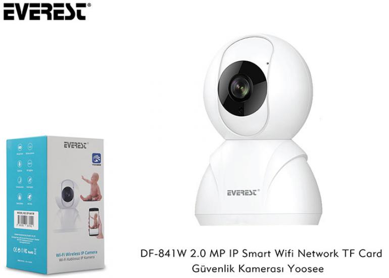 Everest Pembe DF-841W 2.0 MP IP Smart Wifi Network TF Card Güvenlik Kamerası Yoosee