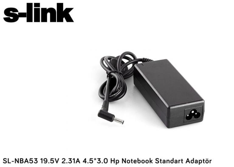 S-link SL-NBA53 19.5v 2.31a 4.5-3.0 Notebook Adaptörü