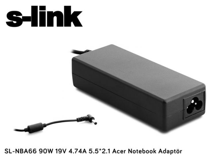 S-link SL-NBA66 90w 19v 4.74a 5.5-2.1 Notebook Adaptörü