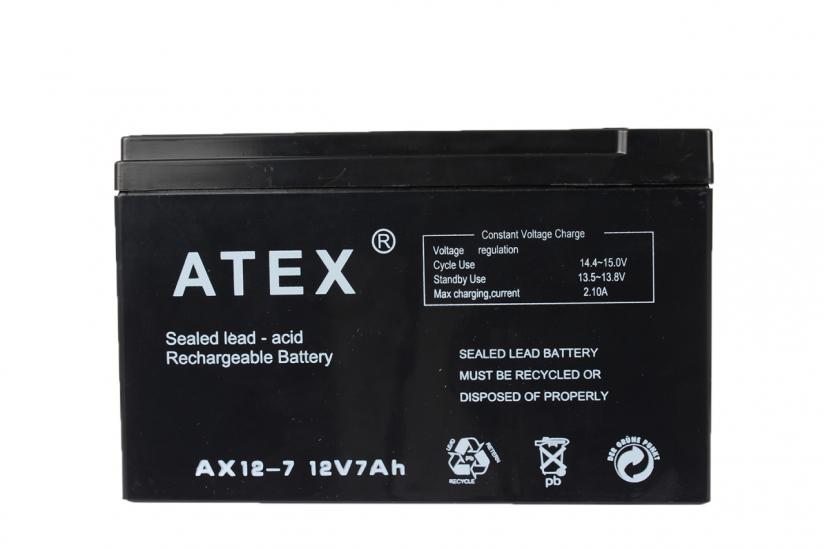 Atex AX-12V 12AH Bakımsız Kuru Akü