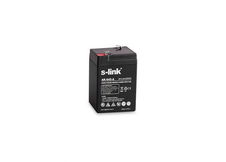 S-link AK-645-a 6v 4.5ah Bakımsız Kuru Akü