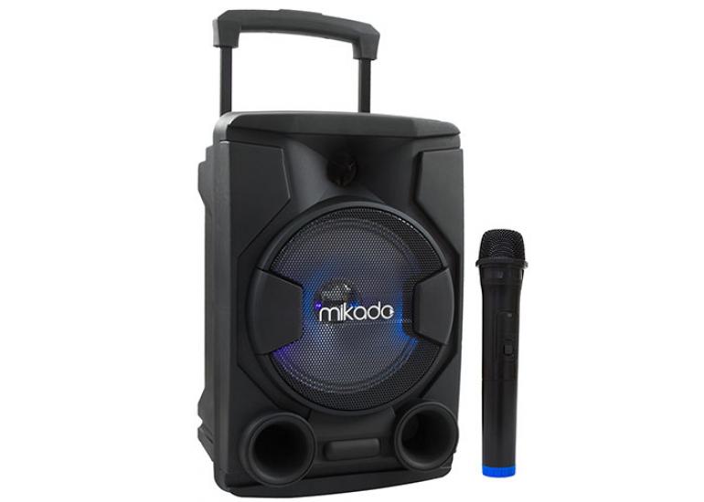 Mikado MD-84KP Siyah Usb+Tf Kart+Fm+Bluetooth Kablosuz Mikrofonlu Mikrofonlu Toplatı Anfisi