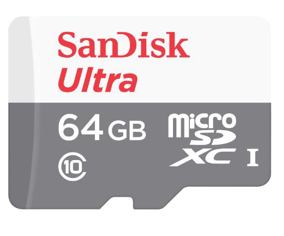 Sandisk SDSQUNS-064G-GN3MN 64GB Ultra Micro SD Kart Class 10 80MB-S