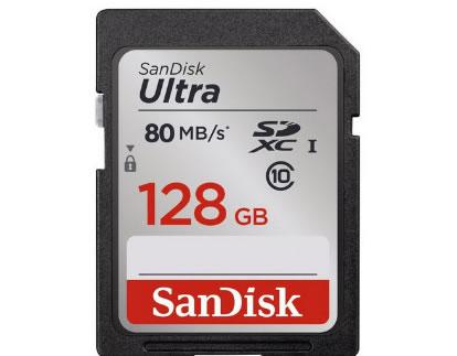 Sandisk SDSDUNC-128G-GN6IN 128GB Ultra SD Kart Class 10 80MB-S