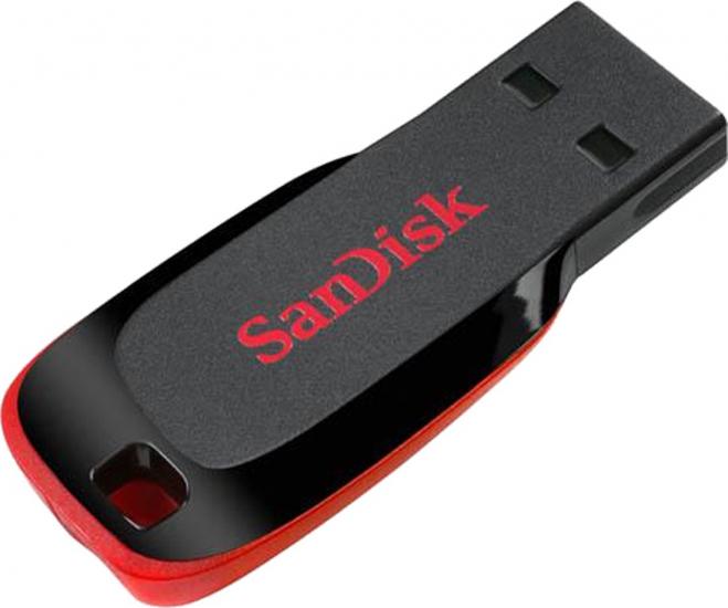 Sandisk SDCZ50-128G-B35 128GB Cruzer Blade 2.0 USB Flash Bellek