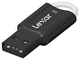 Lexar 32Gb Usb 2.0 Jump V40 Siyah Flash Bellek LJDV40-32GA