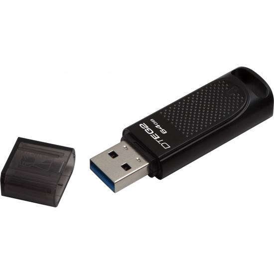 Kingston DTEG2 64 Gb Usb 3.0 Plastik kasa Siyah Flash Bellek Elite G2