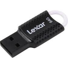 Lexar 64Gb Usb 2.0 Jump V40 Siyah Flash Bellek LJDV40-64GA