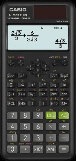 Casio FX-85ES PLUS 2. Versiyon Bilimsel Fonksiyonlu Hesap Makinesi