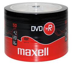 Maxell DVD-R 4,7GB-120Min 16X 50Li Shrink